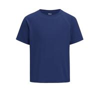 Arshiner T-Shirt Anti UV Kids UPF 50+ à Manches Courtes pour Garçon Maillot De Bain D'été Col Rond Séchage Rapide Bleu Marine 7-8 Ans