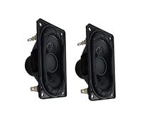 ARSMI 8OHM 15W Mid-Woofer Audio Haut-parleurs Pilote 80x44mm 1.75inch Avant Long TRANC Bass WOOFER Homme THOORE HAUTEMENTAUX Compatible for Jbl 2pcs bibliothèque Audio (Color : Black)