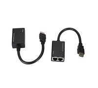 ARSMI Rj45 Chat 5e CAT6 UTP LAN Répéteur Ethernet Extender Prend en Charge la résolution 1080p jusqu'à 30 m d'au Moins 30 m en utilisant Cat6 Taxi Câble HDMI