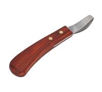 Arsor Couteau à Sabot, Couteau à Parer Les Sabots à Double Tranchant avec Manche en Bois Outil de Maréchal-ferrant Antidérapant Cisailles Ovales pour Sabots de Toilettage équin Sabot Polyvalent
