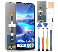 ARSSLY Écran LCD pour Blackview Oscal C60 Affichage pour Oscal C60 Écran Tactile Digitazer Plein Assemblée Remplacement Écran avec Kit de Réparation (Noir)
