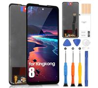 ARSSLY Écran LCD pour Cubot Kingkong 8, écran LCD pour King Kong 8, écran tactile Digitizer Remplacement Assembly + Réparation Kit (6,53", noir)