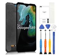 ARSSLY Écran LCD pour Doogee S89 / S89 PRO, S89 / S89 PRO 6.3" LCD Display pour Doogee S89 / S89 PRO Touch Screen Digitizer Remplacement Assemblée avec réparation Kit, Noir