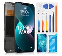 ARSSLY Écran LCD pour iPhone 13 Pro Max LCD Display pour iPhone 13 ProMax A2484 A2641 A2643 A2644 A2645 6,7" Ecran Remplacement 3D Touch Screen Assembly avec Réparation Kit, Noir Incell