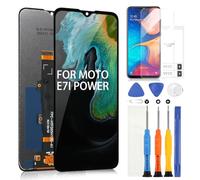 ARSSLY Écran LCD pour Motorola Moto E7i Power / E7 Power/Moto E7 Display Digitizer Touch Screen Remplacement Assembly avec outils (noir, 6,51")