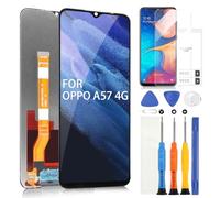 ARSSLY Écran LCD pour Oppo A57 4G CPH2387 / Oppo A57s CPH2385 6.6" LCD Display pour Oppo A57 4G Remplacement Écran Tactile Digitizer Remplacement Assembly avec Réparation Kit, Noir
