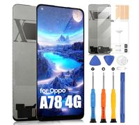 ARSSLY Écran LCD pour Oppo A78 4G LCD Display pour Oppo A78 4G CPH2565 6,43" Ecran Replacement Écran Tactile Touchscreen Assemblée avec Réparation Kit (Noir sans Cadre, sans Empreinte)