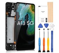 ARSSLY Écran LCD pour Samsung Galaxy A13 5G avec cadre, A13 5G SM-A136B 6,5" LCD Display pour Samsung Galaxy A13 5G SM-A136B Touch Screen Digitizer Remplacement Assembly avec réparation Kit
