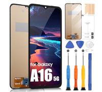 ARSSLY Écran LCD pour Samsung Galaxy A16 5G A166 Display pour Samsung A16 5G SM-A166B SM-A166P 6,7" Ecran Replacement LCD Affichage Tactile Digitizer avec Réparation Kit, Noir