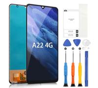 ARSSLY Écran LCD pour Samsung Galaxy A22 4G A225 LCD Display Digitizer Touch Screen Remplacement Assembly SM-A225F A225F/DS SM-A225M A225M/DS avec outils (noir, 6,4"")