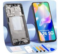 ARSSLY Écran LCD pour Samsung Galaxy A26 5G A266 SM-A266B SM-A266E LCD Affichage Ecran Replacement Numériseur Tactile Assemblé avec Réparation Kits (Incell, sans Empreintes Digitales)
