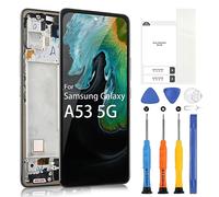 ARSSLY Écran LCD pour Samsung Galaxy A53 5G SM-A536B A536U A536E 6,5 Display Digitizer Touch Screen Assembly avec outils (noir avec cadre, Incell)