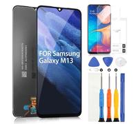 ARSSLY Écran LCD pour Samsung Galaxy M13 M135F 6.6" Remplacement Écran pour SM-M135F Tactile Digitizer Assemblage Réparation Pièces avec Gratuit Outils