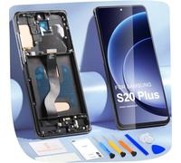 ARSSLY Écran LCD pour Samsung S20 Plus LCD Display pour Galaxy S20+ SM-G985 SM-G985F SM-G985F/DS Ecran Replacement Touchscreen Digitizer Assembly + Réparation (Noir avec Cadre, sans Empreinte)