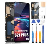 ARSSLY Écran LCD pour Samsung S21 Plus 5G LCD Display pour Galaxy S21+ 5G SM-G996B SM-G996B/DS SM-G996U 6,7" Ecran Replacement Tactile Digitazer Assemblée avec Réparation (Noir avec Cadre, Incell)