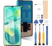 ARSSLY Écran OLED LCD pour Xiaomi Mi Note 10 / Mi Note 10 Pro/MI Note 10 Lite/Mi CC9 Pro M2002F4LG M1910F4 Affichage Digitazer Tactile Conférence Vendue avec Outils (Noir, 6,47 ")