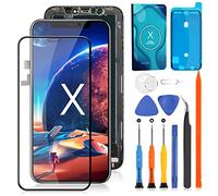 ARSSLY Ecran pour iPhone X Complet, 5.8" Écran LCD Tactile pour iPhoneX iPhone 10 Vitre De Remplacement Numérique Ecran D'Affichage avec Kit De Réparation, Noir