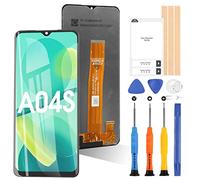ARSSLY Écran pour Samsung Galaxy A04s SM-A047F LCD Écran Tactile Digitizer Pièces de Réparation avec Outils(6.5", Noir)