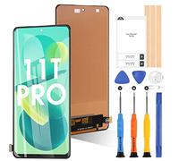 ARSSLY Écran pour Xiaomi 11T PRO 2107113SG/Xiaomi 11T PRO 5G LCD Écran Tactile Digitazer Verre avec Outils (6,67 ", Noir)