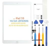 ARSSLY Écran tactile pour iPad 7 2019 iPad 8 2020 10.2 Écran numériseur pour iPad7 iPad8 Écran tactile de remplacement pour iPad A2428 A2429 A2430 A2197 A2198 A2200 A2270 avec bouton Home, kit de répa
