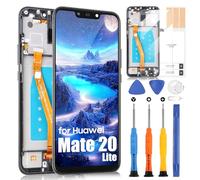 ARSSLY LCD Display pour Huawei Mate 20 Lite LCD Affichage pour Huawei Mate 20 Lite SNE-LX1 SNE-LX2 SNE-LX3 Ecran Replacement Digitalizer Touchscreen Assemblée avec Outils, Noir avec Cadre