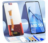 ARSSLY LCD Display pour Oppo A80 5G Écran de Rechange pour Oppo A80 5G CPH2639 6.67" LCD Affichage Ecran Replacement Tactile Panneau Assemblé De Réparation avec Outils (Noir)