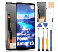 ARSSLY LCD Écran pour Ulefone Power Armor 13 Ecran pour Ulefone Power Armor13 LCD Display Écran Tactile Digitizer Assemblée Complète avec Outils (Noir sans Cadre)