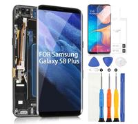 ARSSLY OLED Écran LCD pour Samsung Galaxy S8 Plus LCD Display pour Samsung Galaxy S8+ SM-G955F SM-G955FD Ecran Replacement Tactile Digitazer Assembly avec Réparation Kit (Noir avec Cadre)