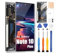 ARSSLY OLED LCD Display pour Samsung Note 10 Plus Écran LCD pour Galaxy Note 10+ SM-N975 SM-N975F SM-N975W 6,8 Pouces Ecran Replacement Touch Screen Assembly avec Réparation Kit, Noir avec Cadre