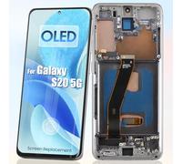 ARSSLY OLED pour Galaxy S20 5G LCD Display pour Samsung Galaxy S20 5G SM-G981 (US Version, Fente Longue) Ecran Replacement Tactile Digitalizer Assemblée avec Réparation Kit