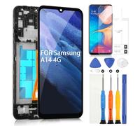 ARSSLY pour Samsung Galaxy A14 4G Écran LCD pour SM-A145P SM-A145R Digitizer Écran Tactile Assemblée avec Outils(Noir avec Cadre)
