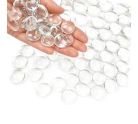 ARSUK Lot de 0.955 kg de galets ronds pour décoration de table, claire