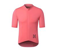 ARSUXEO Maillot de Cyclisme Professionnel Hommes Maillot de vélo de Route Ultra-léger à Manches Courtes Top Cycliste Respirant 608 Rose L