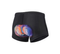 ARSUXEO Shorts de Cyclisme pour Hommes, sous-Short rembourré avec Gel 3D, Doublure VTT, Accessoires de vélo, sous-vêtements de Bicyclette Respirants 001FA Tampon en Gel Orange XL