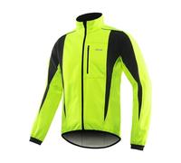 ARSUXEO Veste cycliste hommes veste de course Coupe-vent Softshell Winter Thermal respirant Bike Outterwear 15K Vert M