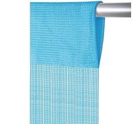 Arsvita Rideau à fils avec passe-tringle, peut être raccourci individuellement, article de décoration moderne et élégant dans de nombreuses couleurs et finitions, 90 x 250 cm (l x L : bleu clair