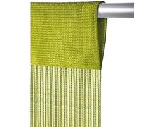 Arsvita Rideau à fils avec passe-tringle, rideau pouvant être raccourci individuellement, article de décoration moderne et élégant dans de nombreuses couleurs et versions (L90 x L250 cm/vert clair -