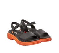 ART 1548 Birmingham, Sandale Femme, Nappa Black Orange, 42 EU