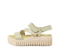 ART 1573 Brighton, Sandales plates pour femme, citron vert, 38 EU, citron vert, 38 EU