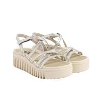 ART 1576f Brighton, Sandale pour femme, Argenté métallisé, 42 EU