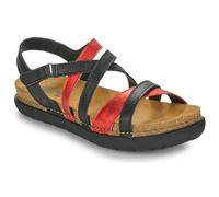 ART 1714 Rhodes, Sandale Femme, Nappa Black Red, 37 EU