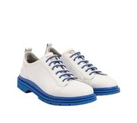 Art 1897 Birmingham Chaussures Unisexes pour Adulte, Nappa Blanc/Bleu, 38 EU