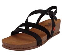 ART 1930 I Live Sandales compensées pour femme, Total noir, 41 EU