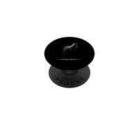 Art Abstrait au Trait Minimaliste dessiné à la Main pour Amoureux des Chevaux gribouillis PopSockets PopGrip Adhésif