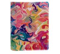 Art Abstrait Couverture de livre remplaçable en cuir PU réutilisable Convient pour ordinateurs portables de 148 x 210 mm