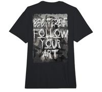 Art Abstrait du Graffiti Art de Léonard de Vinci Mona Lisa Comfort Colors Adult Heavyweight T-Shirt