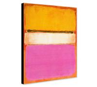 Art Abstrait White Center par Mark Rothko - Toile Murale enveloppée et encadrée - Différentes Tailles (A0 [117 cm x 81 cm])