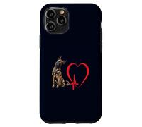 Art Amusant du propriétaire d'un Chien hollandais Heartbeat Heartbeat EKG Coque pour iPhone 11 Pro