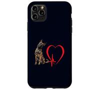 Art Amusant du propriétaire d'un Chien hollandais Heartbeat Heartbeat EKG Coque pour iPhone 11 Pro Max