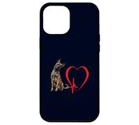 Art Amusant du propriétaire d'un Chien hollandais Heartbeat Heartbeat EKG Coque pour iPhone 12 Pro Max